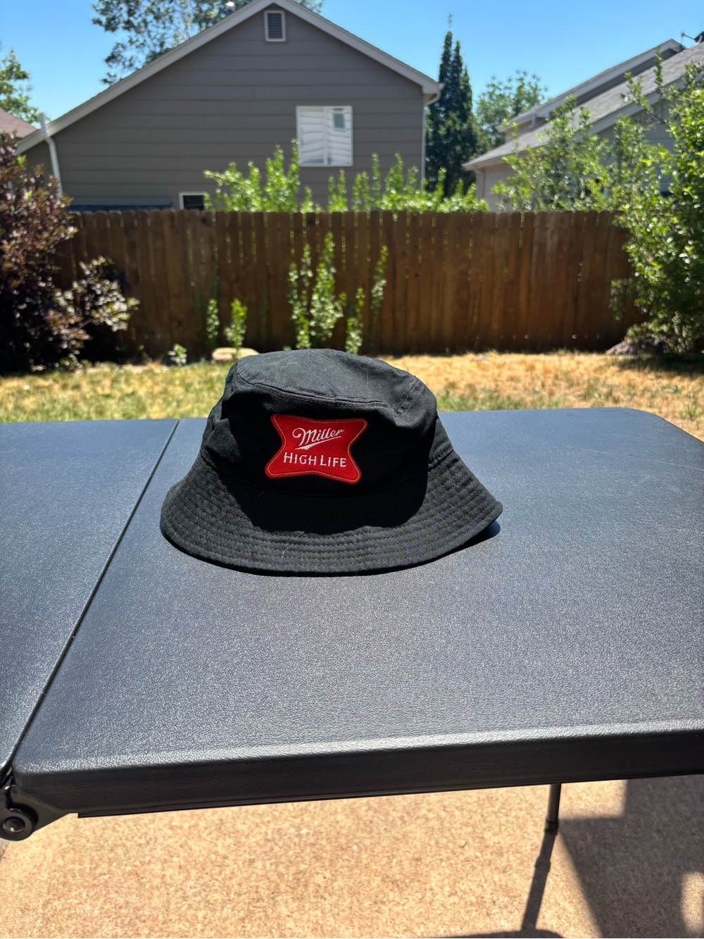 Miller Lite Logo Black Bucket Hat